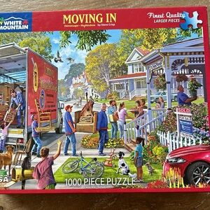White Mountain “Moving In” 1000 Piece Puzzle